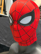 This Brand New Day Spider-Man mask is made for adults. It fits most wearers. The webbing uses silk-printed 3D dimensional lines for a realistic textured look. Detachable magnetic eyes make customization easy.