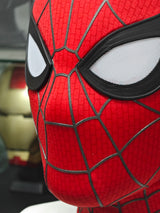 Inspired by the Brand New Day Spider-Man design, this Spider-Man mask is crafted with premium detail and accuracy. The webbing features silk-printed, 3D dimensional lines for a realistic textured appearance. The detachable magnetic eyes allow for easy customization and secure attachment. Inside, the mask includes a 3D-printed inner shell designed to provide structure, comfort, and a secure fit for most wearers.
