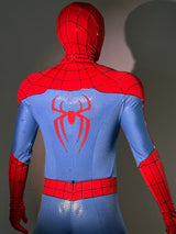 Brand New Day Spiderman Suit with screen printed web pattern and spiderman emblems
