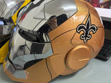 New Orleans color scheme iron man helmet