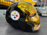 Pittsburgh Steelers iron man helmet