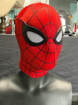 Inspired by the Brand New Day Spider-Man design, this Spider-Man mask is crafted with premium detail and accuracy. The webbing features silk-printed, 3D dimensional lines for a realistic textured appearance. The detachable magnetic eyes allow for easy customization and secure attachment. Inside, the mask includes a 3D-printed inner shell designed to provide structure, comfort, and a secure fit for most wearers.