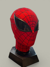 This Superior Spiderman mask features premium detail and accuracy. The webbing uses silk-printed 3D dimensional lines for a realistic textured look. Detachable magnetic eyes make customization easy, while the 3D-printed inner shell provides structure, comfort, and a secure fit for most wearers.