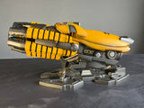 It's wearable cannon arm with voice controlled function.