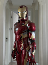 This wearable armor is designed for both men and women and is fully custom-sized to match each buyer’s measurements. Optional features include a motorized faceplate and motorized back flaps for an enhanced experience. The armor is equipped with indicator lights in multiple areas. Each suit is carefully scaled to ensure an accurate fit, comfortable wear, and excellent flexibility.