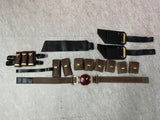 These belt and holster sets are inspired by the Deadpool 3 design and are crafted from genuine leather. The adjustable sizing ensures a comfortable and secure fit for different body types. Designed with attention to detail, they are ideal for cosplay, display, or collectible purposes.