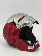 silver MK5 iron man helmet