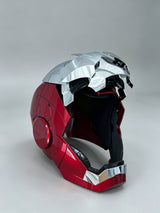 silver iron man helmet MK5