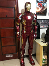 1/1 Iron Man Statue 3D Printed Iron Man MK47 / MK46 Full Body Armors for Display Only - JOETOYS