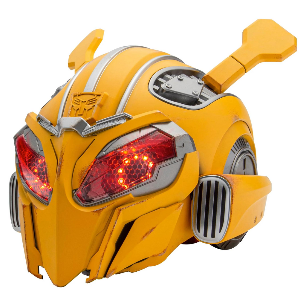 bekæmpe ubemandede Omkreds Transformers Bumblebee Helmet with Motorized face.