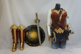 Wonder Woman Cosplay Costume Made From EVA and Leather - JOETOYS