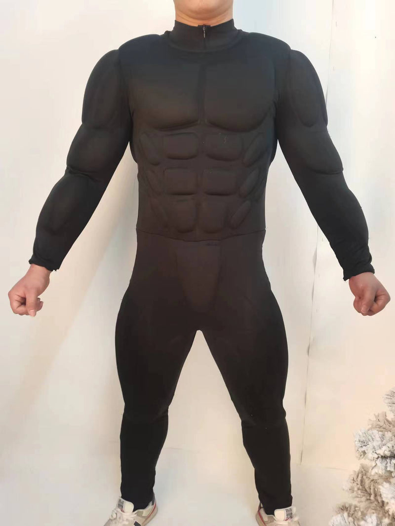 muscle suit for batman cosplay, venom, spawn, black Cameroon