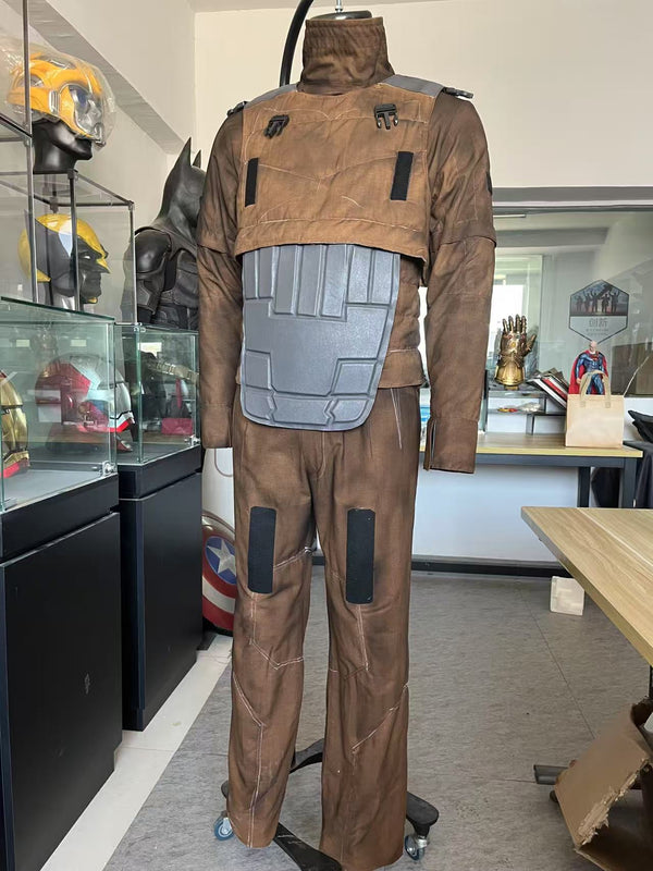 The Mandalorian Fly suit, Leather belts, Cape and Boots