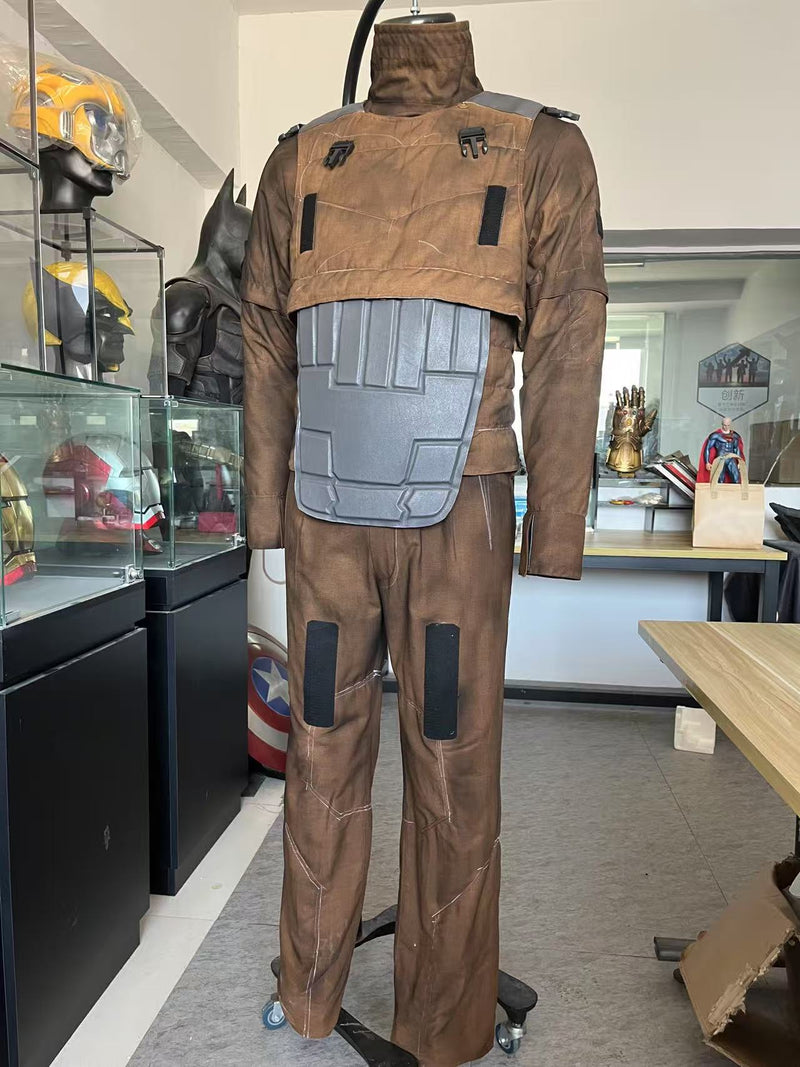 The Mandalorian Fly suit, Leather belts, Cape and Boots