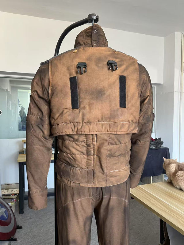 The Mandalorian Fly suit, Leather belts, Cape and Boots