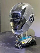 The Voice Activated Iron Man MK5 Helmet Painted in NFL Teams' Colorways