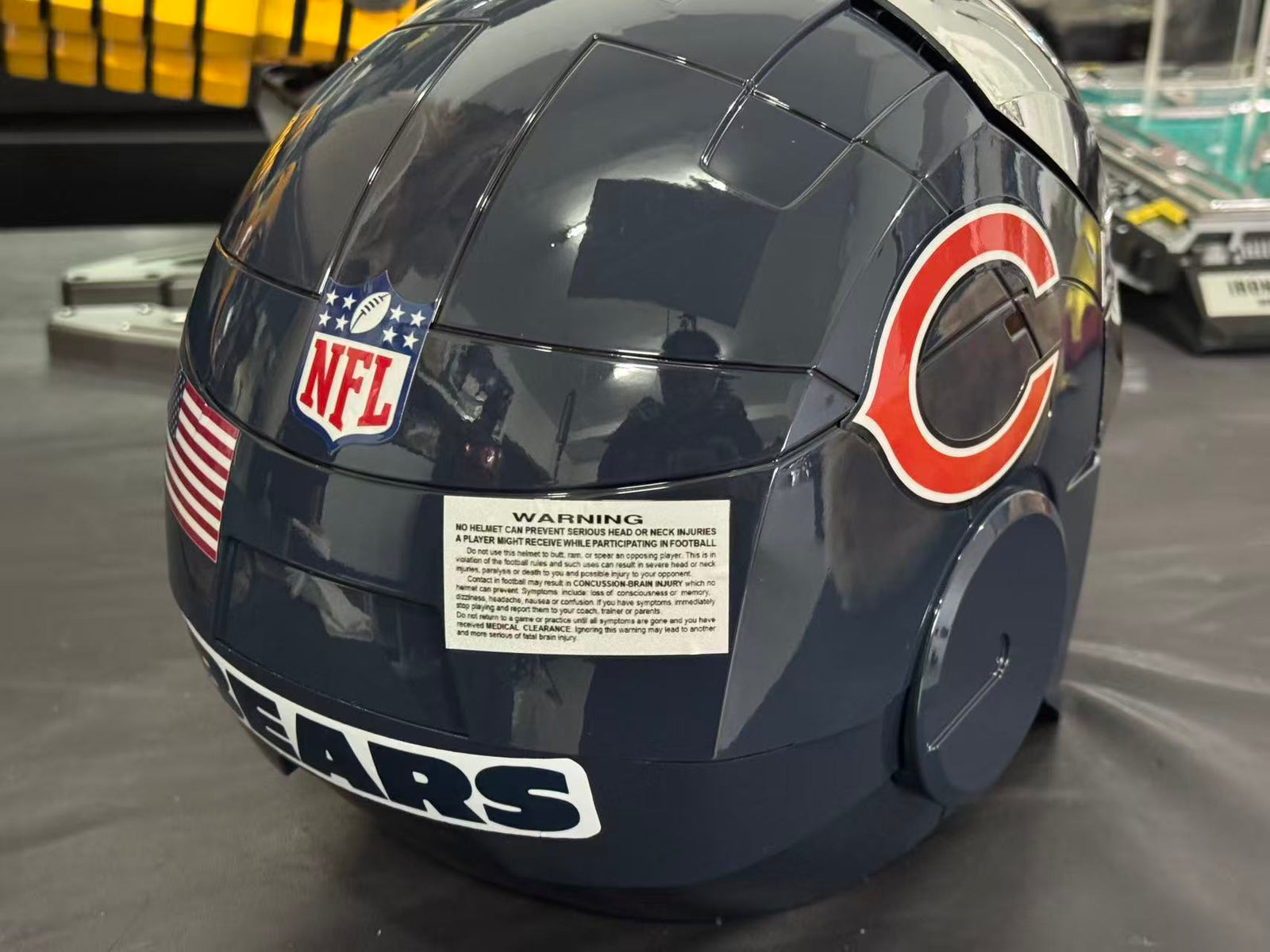 49ers iron man helmet The Voice Activated Iron Man MK5 Helmet Painted in NFL Teams' Colorways