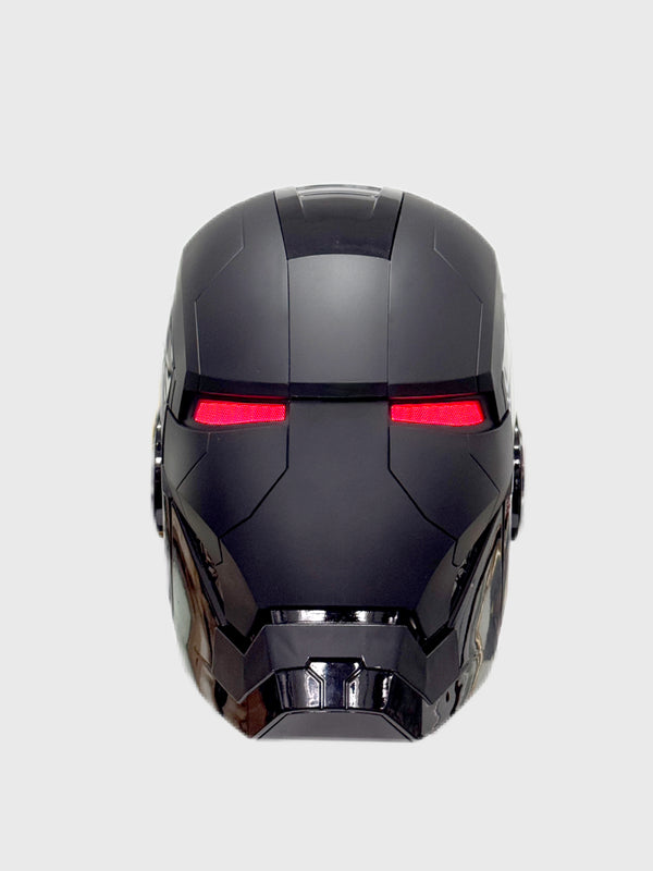 cosplay iron man wearable helmet MK17 Heartbreaker Switch to battle mode with eye lights and ear lights in red Iron Man Helmet Electric Wearable