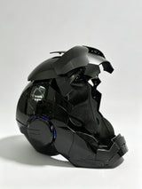 black iron man MK5 helmet