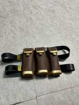 These belt and holster sets are inspired by the Deadpool 3 design and are crafted from genuine leather. The adjustable sizing ensures a comfortable and secure fit for different body types. Designed with attention to detail, they are ideal for cosplay, display, or collectible purposes.