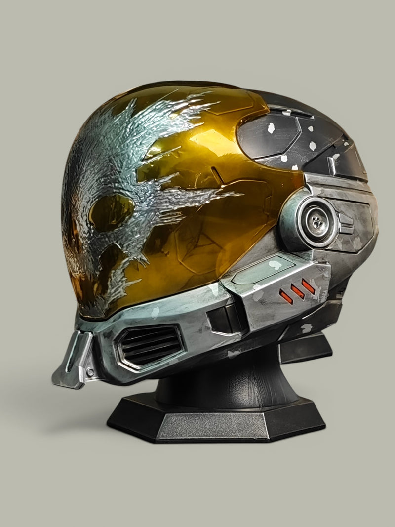 3D Printed Halo Reach Emile Helmet Replica