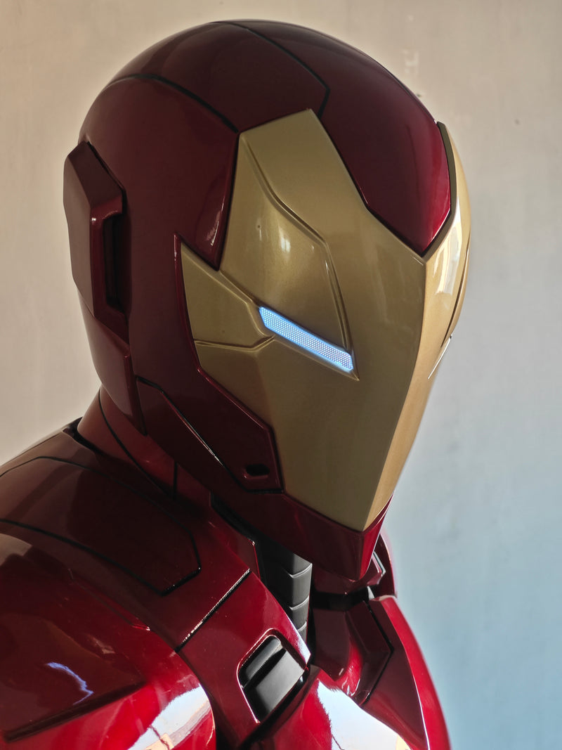 3d printed iron man helmet buy (TENNESSEE TITANS) Outer Limits Boro Iron Man Helmet - PLA