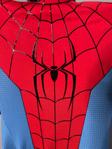 Brand New Day Spiderman Suit with screen printed web pattern and spiderman emblems