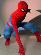 Brand New Day Spiderman Suit with screen printed web pattern and spiderman emblems