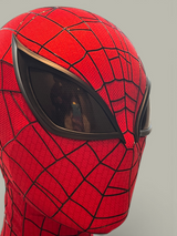 This spiderman mask features premium detail and accuracy. The webbing uses silk-printed 3D dimensional lines for a realistic textured look. Detachable magnetic eyes make customization easy, while the 3D-printed inner shell provides structure, comfort, and a secure fit for most wearers.