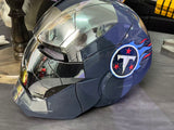 Tennessee Titans color scheme iron man helmet with voice commands