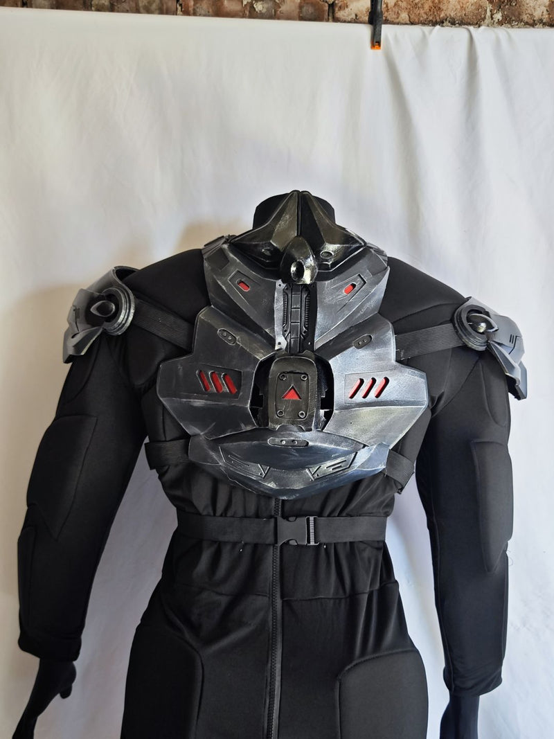 batman beyond cosplay on a motorcycle helmet Batman Beyond Suit the Arkham Knight Batman Cosplay