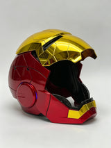 gold iron man mask