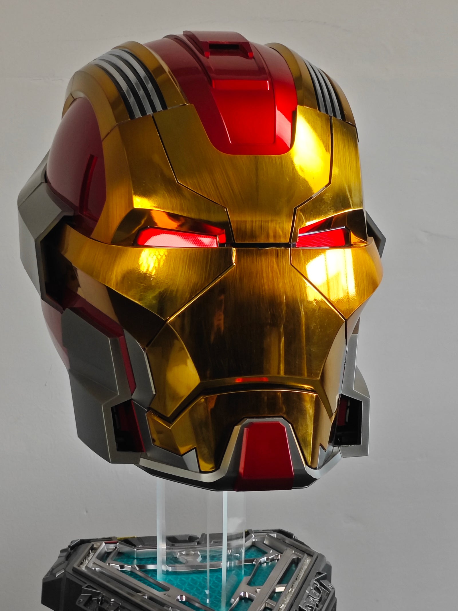 iron man heartbreaker helmet STL Nikko Industries jaw faceplate Finally got my hands on