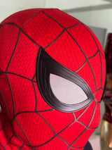 This Brand New Day Spider-Man mask is made for adults. It fits most wearers. The webbing uses silk-printed 3D dimensional lines for a realistic textured look. Detachable magnetic eyes make customization easy.