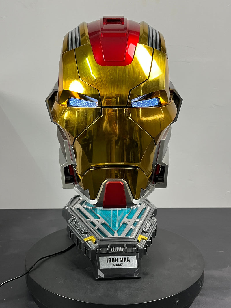 iron man helmet for sale uk Iron-Man MK 50 1:1 Wearable Lithium battery charging Helmet Iron Man MK17 Heartbreaker Helmet