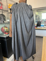 This cape is made of wool. It's for Mandalorian cosplay. 