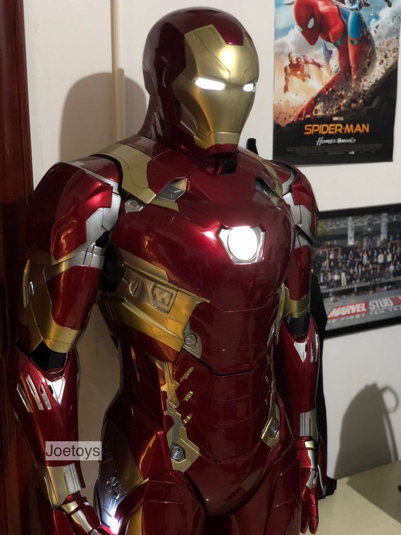 1/1 Iron Man Statue 3D Printed Iron Man MK47 / MK46 Full Body Armors for Display Only - JOETOYS
