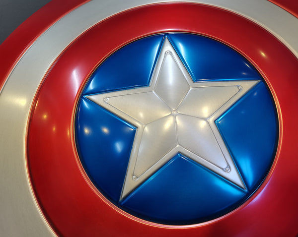Captain America Shield Metal Made 1:1 Stand Included - JOETOYS