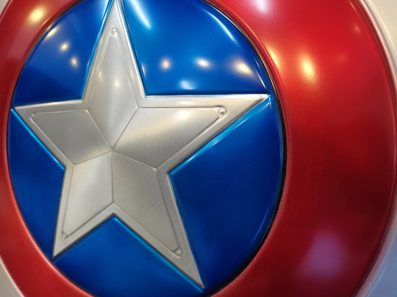 Captain America Shield Metal Made 1:1 Stand Included