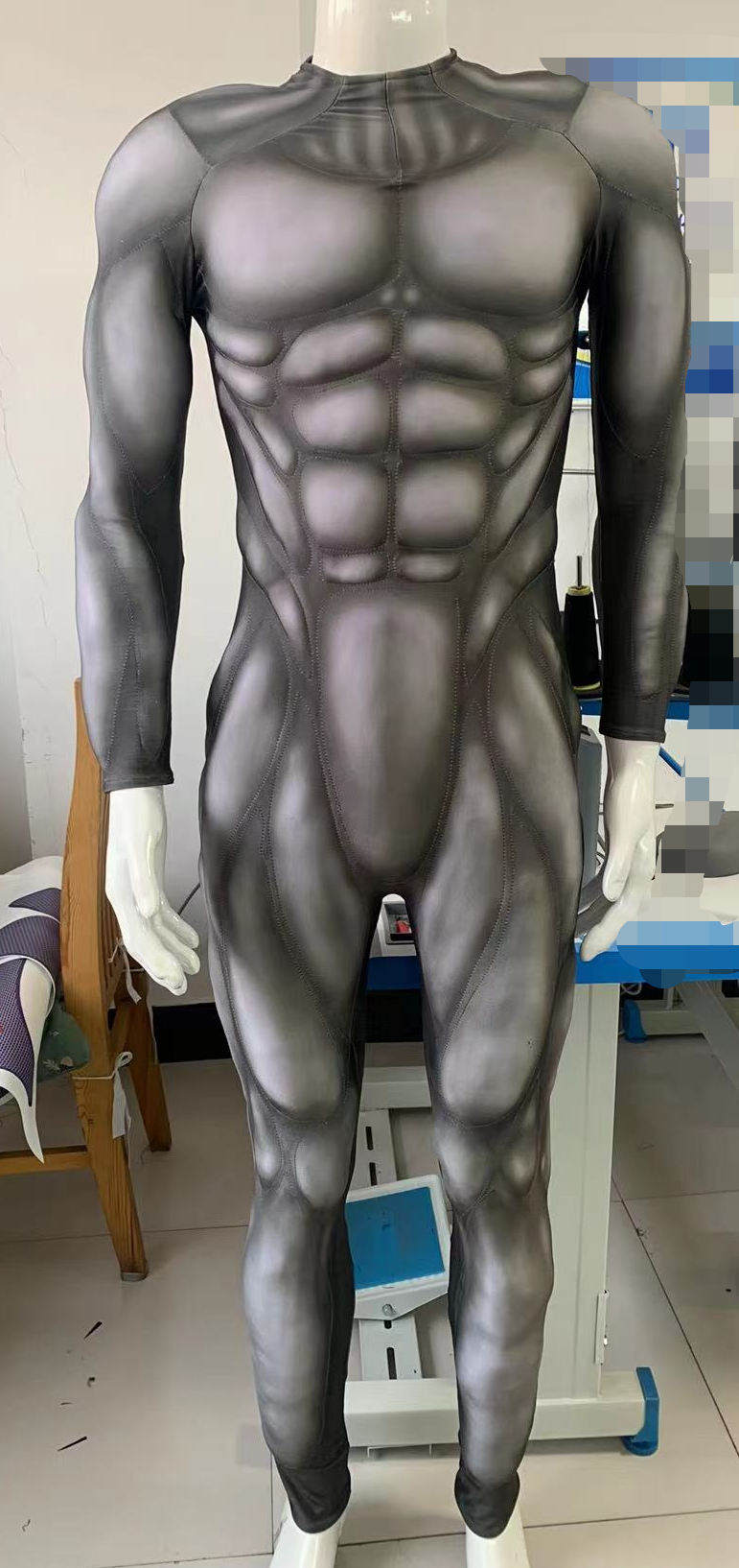 muscle suit for batman cosplay, venom, spawn, black Cameroon