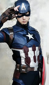 Captain America Costume Cosplay Suit