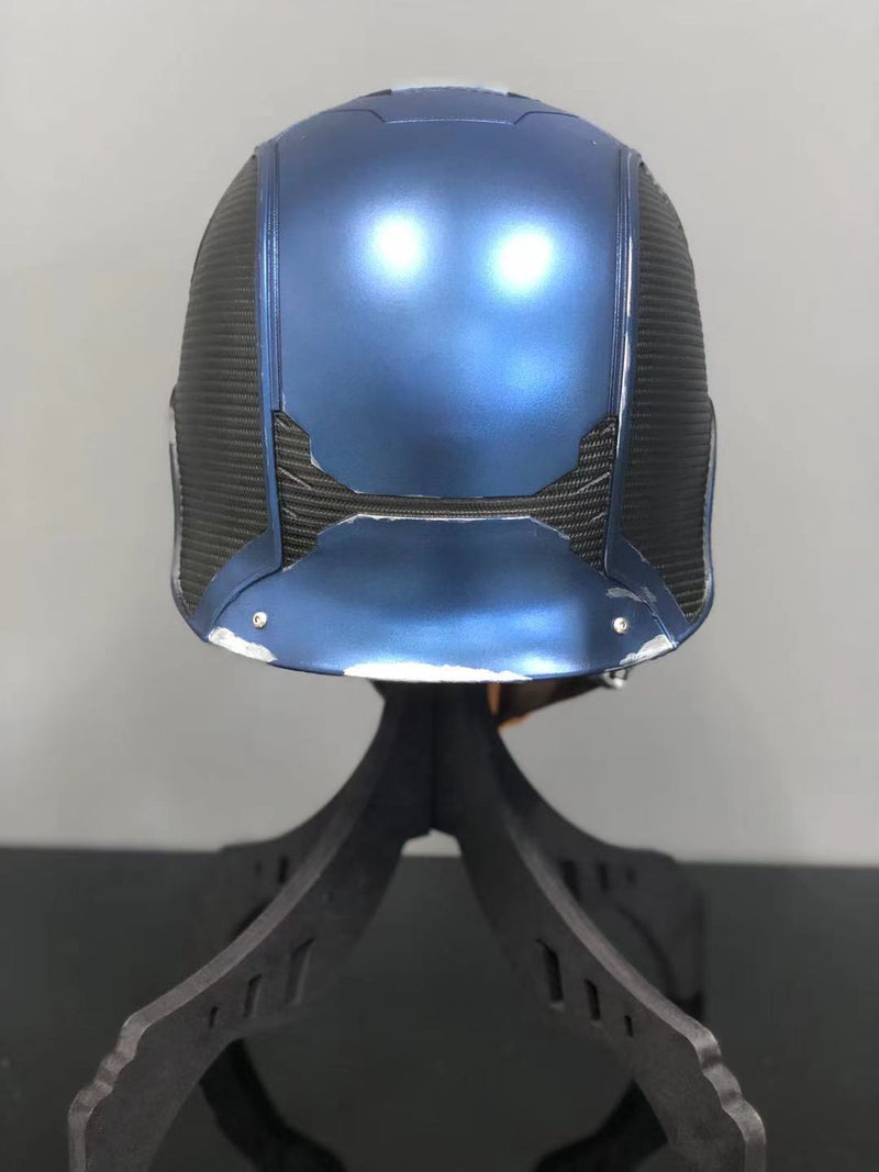 captain america motorcycle helmet metal flake Captain America Helmet Replica Wearable and Displayable 1/1 Scale