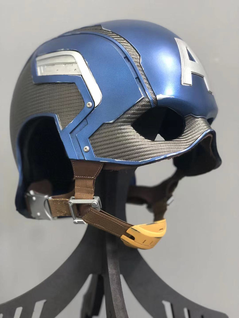 captain america full face motorcycle helmet Captain America Helmet Replica Wearable and Displayable 1/1 Scale