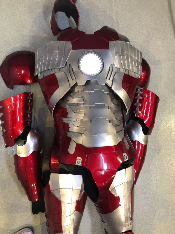 iron man suitcase suit made with foam