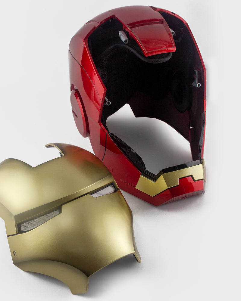 buy marvel legends iron man helmet Iron Man MK7 Helmet with 1/1 blue tooth speaker base