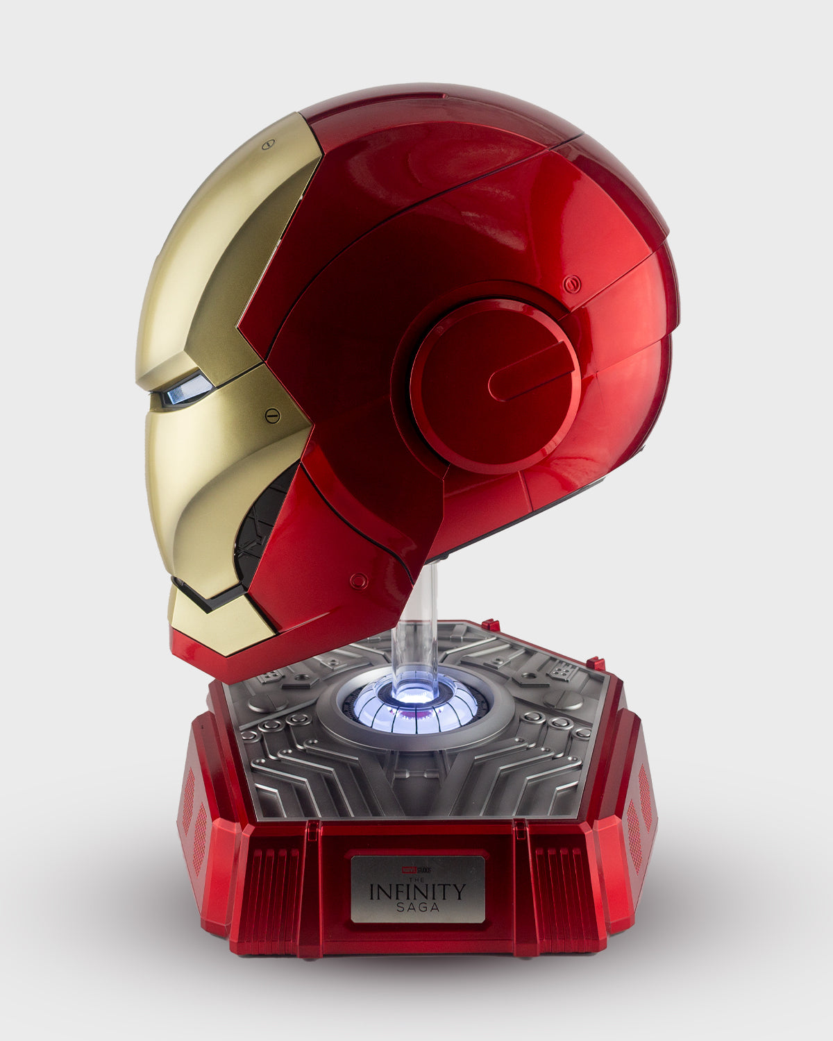 iron man helmet circle Iron Man MK7 Helmet with 1/1 blue tooth speaker base