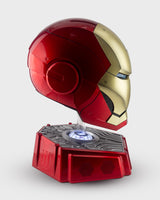 iron man helmet with the stand