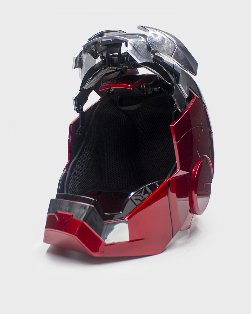 NLIGHTING® MK5 - Casque Iron Man électronique, masque motorisé, à porter,  super-héros, Jarvis, performant avec commande vocale : : Mode