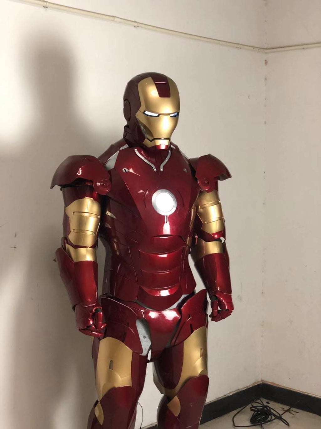 real metal iron man suit