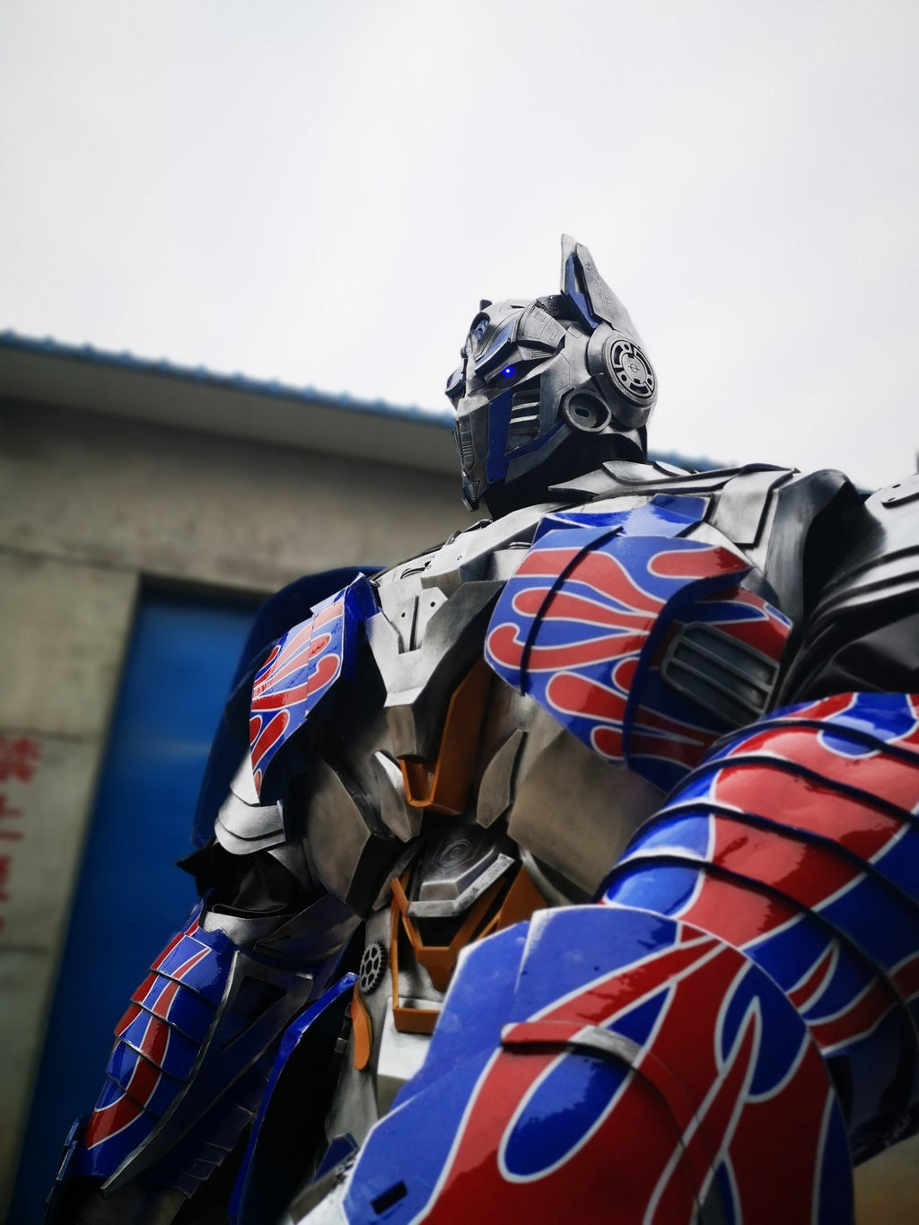 Red Jacket Transformer The Wearable Optimus Prime Costume From Transformers 5 The Last Knight ...